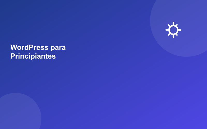 WordPress para Principiantes